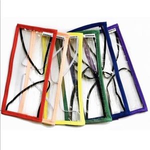 Rainbow Transparent vinyl masks set!